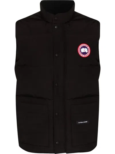 Canada Goose Freestyle Padded Down Gilet In Black