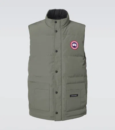 Canada Goose Freestyle Quilted Down Vest In Green