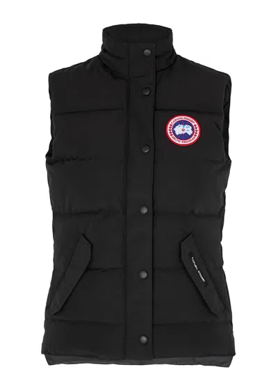 Canada Goose Freestyle Quilted Shell Gilet In Black