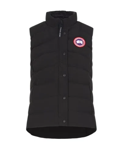 Canada Goose Freestyle Waistcoat Down Jacket In Black