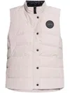 Canada Goose Beige Logo Patch Vest In Neutrals
