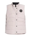 Canada Goose Beige Logo Patch Vest In Pink
