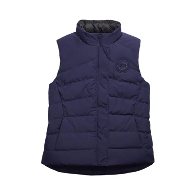 Pre-owned Canada Goose Freestyle Vest Tonal Label 'future Dusk' | Blue | Women's Size M