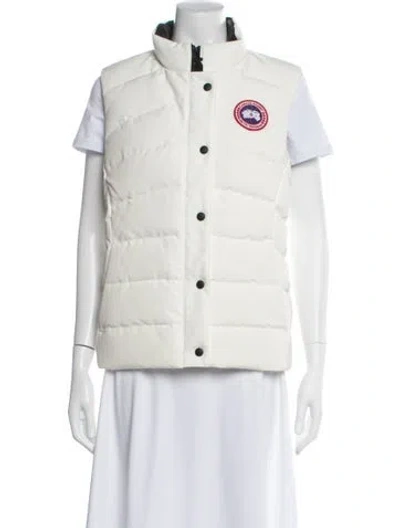 Pre-owned Canada Goose Freestyle Vest Vest In White