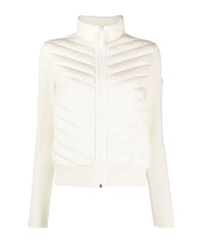 Canada Goose Front Padded Jacket In Cottongrass