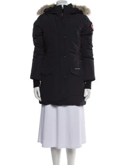 Pre-owned Canada Goose Fur Coat In Black