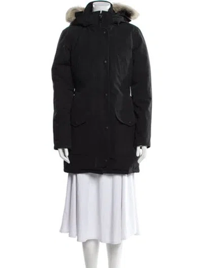 Pre-owned Canada Goose Fur Coat In Black