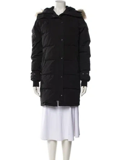 Pre-owned Canada Goose Fur Coat In Black