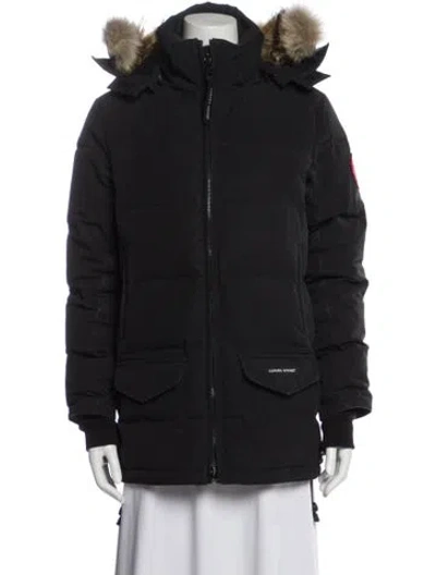 Pre-owned Canada Goose Fur Coat In Gray