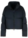 Canada Goose Hooded Jacket With Elasticated Cuffs And Pockets In Black