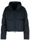 Canada Goose Hooded Jacket With Elasticated Cuffs And Pockets In Black