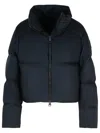 Canada Goose Hooded Jacket With Elasticated Cuffs And Pockets In Black