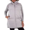 Canada Goose Garnet Long Padded Vest In Gray
