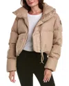 Canada Goose Garnet Quilted Down Jacket In Beige