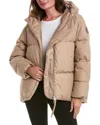 Canada Goose Garnet Quilted Cotton-shell Down Jacket In Beige