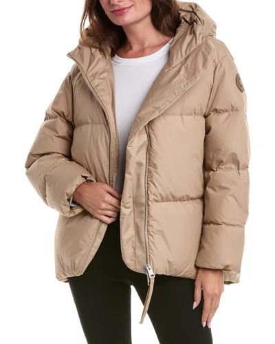 Canada Goose Garnet Quilted Down Jacket In Beige