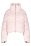 Canada Goose High-collar Long-sleeved Down Jacket In Pink