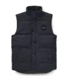 Canada Goose Garson Black Label Padded Gilet In Blue
