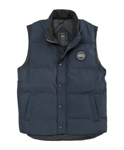 Canada Goose Garson Logo-patch Gilet In Black