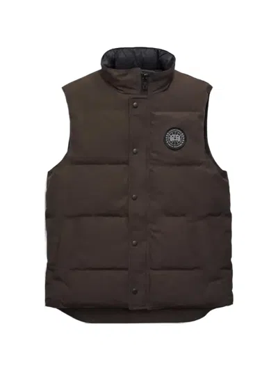 Canada Goose Garson Vest Black Label In Brown