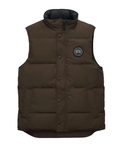 Canada Goose Garson Vest Black Label In Brown