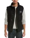 Canada Goose Wool-blend Down Vest In Blue