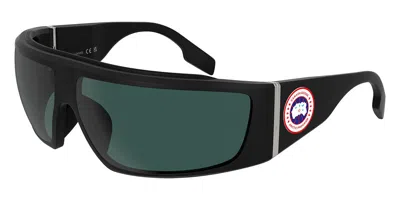 Canada Goose Gc25600s 002 Occhiali Da Sole Neri Per Uomo In Black