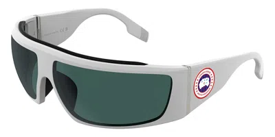 Canada Goose Gc25600s 101 Occhiali Da Sole Bianchi Per Uomo In White