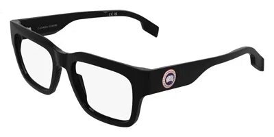 Canada Goose Gc25614 001 Occhiali Da Vista Neri Per Uomo (solo Montatura) In Black