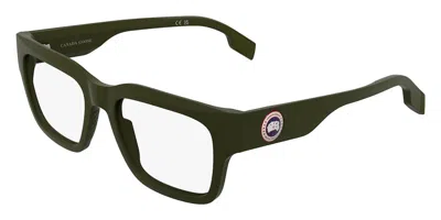 Canada Goose Gc25614 317 Occhiali Da Vista Verdi Per Uomo (solo Montatura)