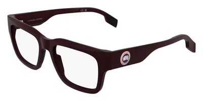 Canada Goose Gc25614 601 Occhiali Da Vista Borgogna Per Uomo (solo Montatura)