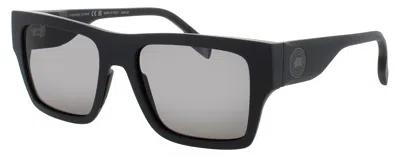 Canada Goose Gc25625s-sid Men's Plastic Sunglasses 56-19-150 In 002 - Matte Black / Smoke