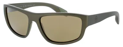 Canada Goose Gc25626s-sid Sunglasses With 60-17-140 Fit, Plastic Frame, Tinted Lenses (case Included In 318 - Matte Khaki Metalized / Green Tint
