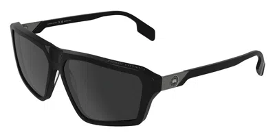 Canada Goose Gc25627se 001 Occhiali Da Sole Neri Per Uomo In Black