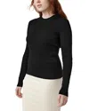 Canada Goose Georgian Ribbed Wool Crewneck In Black