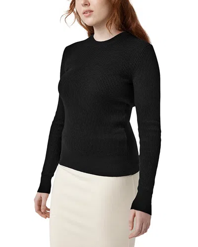 CANADA GOOSE GEORGIAN SLIM CREWNECK WOOL SWEATSHIRT