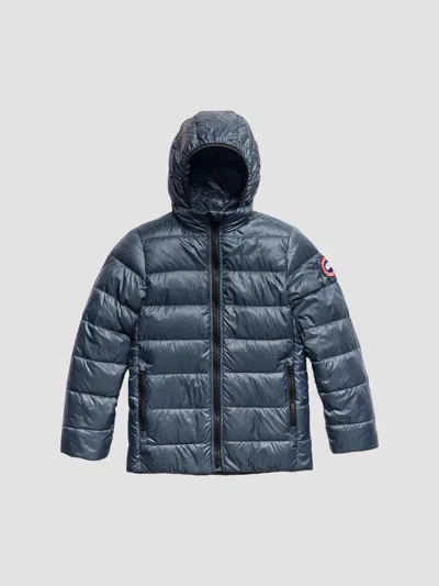 Canada Goose Girl's Little Kid's & Kid's Crofton Hoodie Jacket In Blue