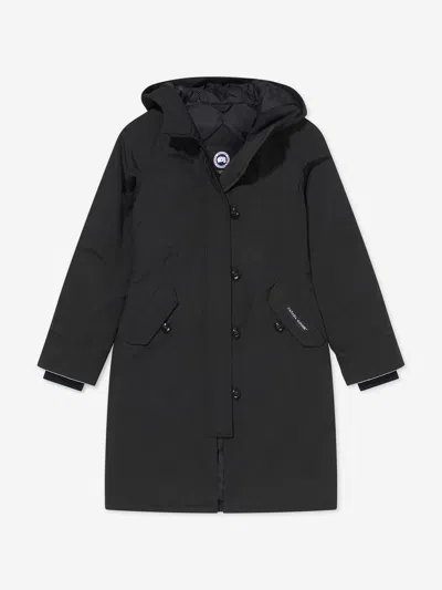 Canada Goose Kids' Girls Brittania Down Parka S (7 - 8 Yrs) Black