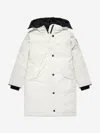 Canada Goose Brittania Water-repellent Padded Coat In White