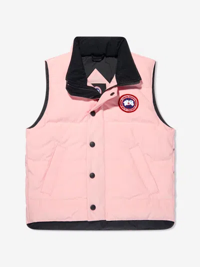 Canada Goose Kids' Girls Vanier Vest In Pink