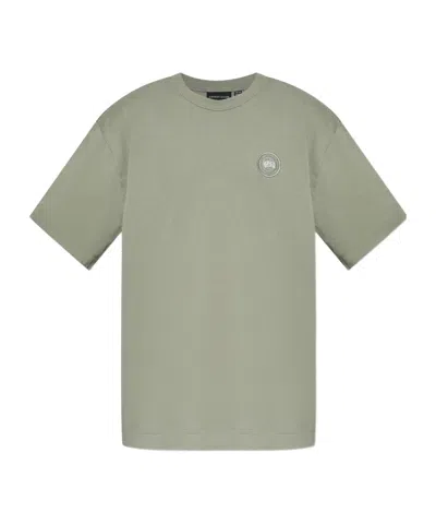 Canada Goose Gladstone Embd Disc T Shirt In Gray