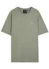 Canada Goose Arctic Program Embroidered Cotton T-shirt In Gray