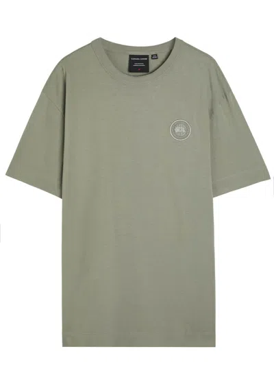 CANADA GOOSE CANADA GOOSE GLADSTONE LOGO COTTON T-SHIRT