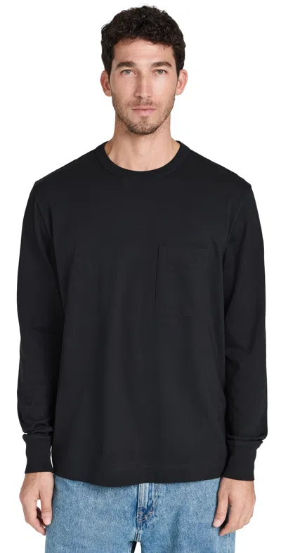 CANADA GOOSE GLADSTONE LONG SLEEVE TEE BLACK - NOIR