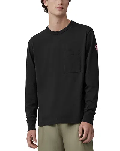 Canada Goose Gladstone Long Sleeve Tee In Black