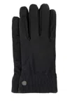 Canada Goose Sheepskin Gloves Featuring Elasticated Wrist In Black