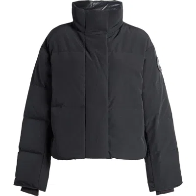 CANADA GOOSE CANADA GOOSE GRANDVIEW BLACK LABEL CROP 625 FILL POWER DOWN PUFFER JACKET