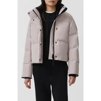 CANADA GOOSE CANADA GOOSE GRANDVIEW BLACK LABEL CROP 625 FILL POWER DOWN PUFFER JACKET