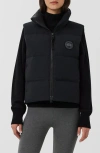 Canada Goose Grandview Cropped Vest In Black