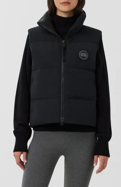 Canada Goose Grandview Cropped Vest In Black